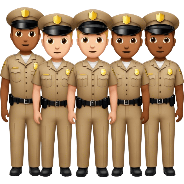 Male corrections officers  emoji