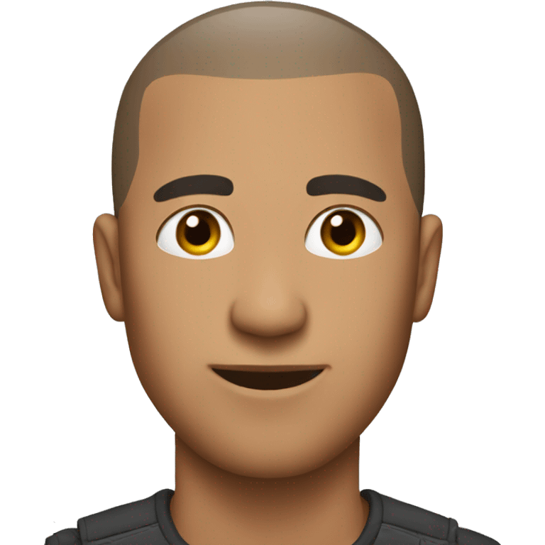 man with buzzcut emoji