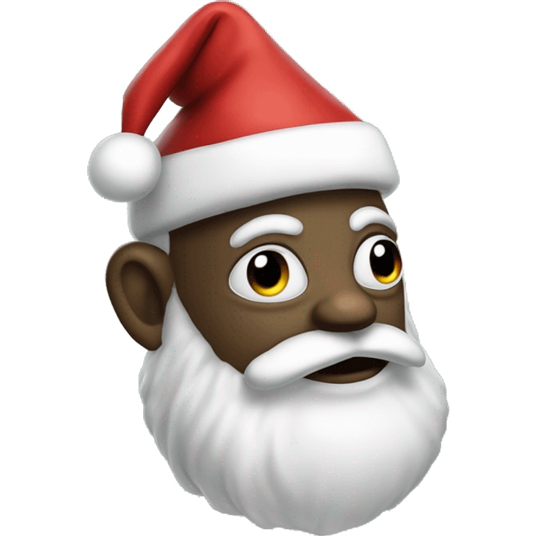 Alien Santa claus emoji