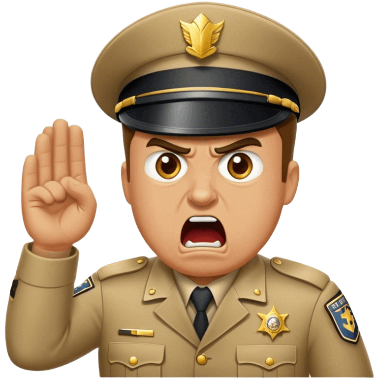 Angry Sergeant Coach telling you to get back to work emoji