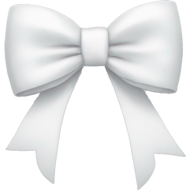 white bow emoji