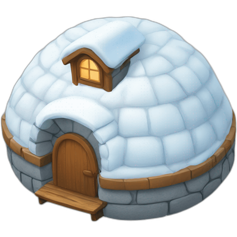 igloo flying emoji