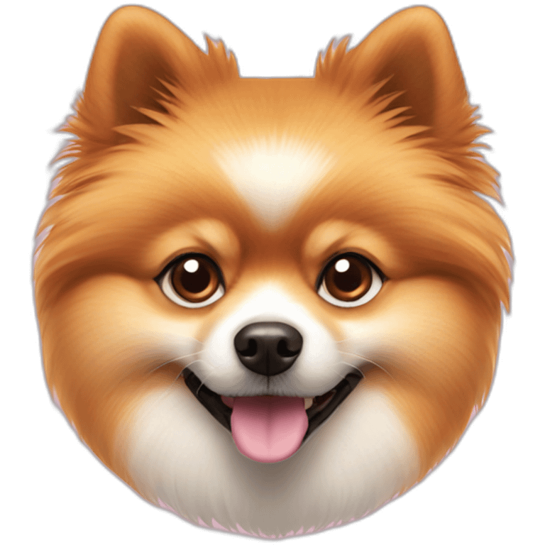 Dog Pomeranian spitz emoji