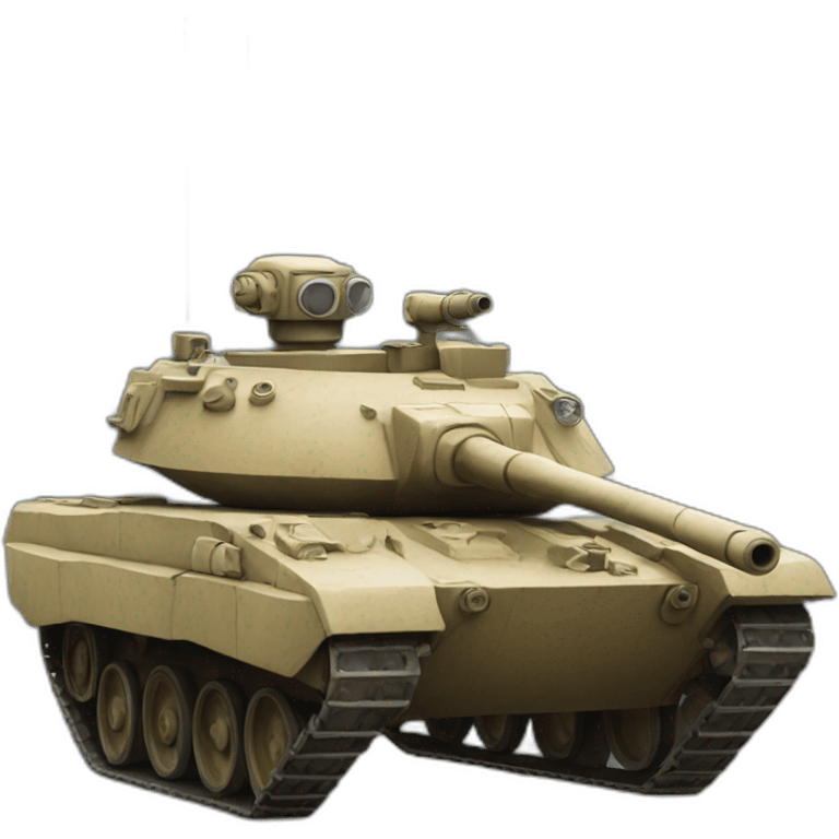 Happy tank emoji