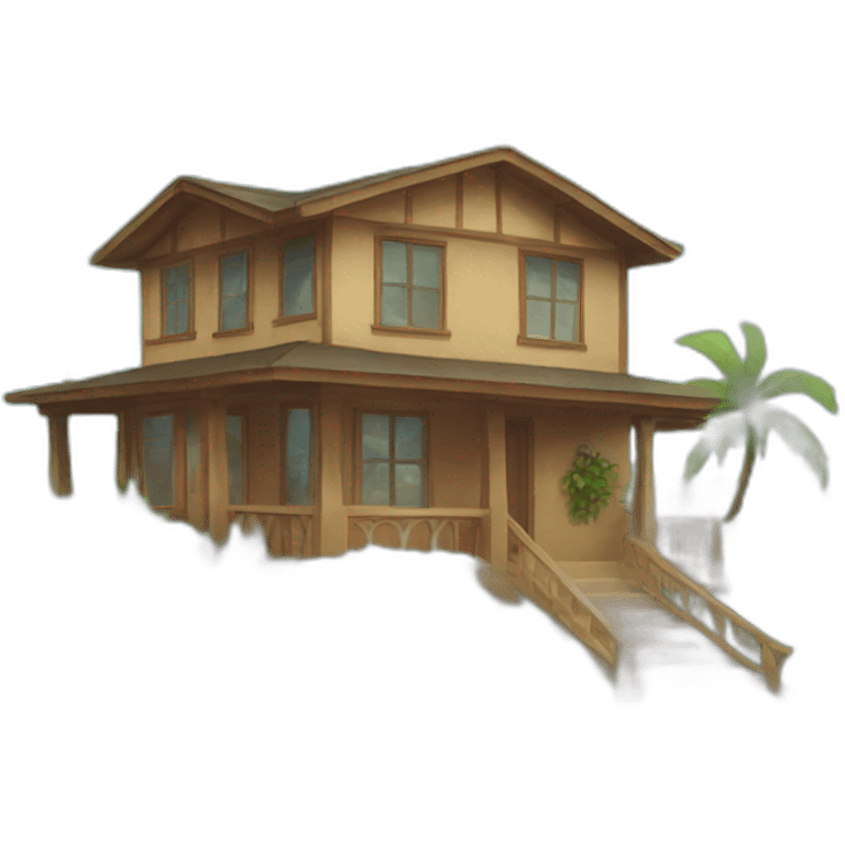 house in hawaii emoji