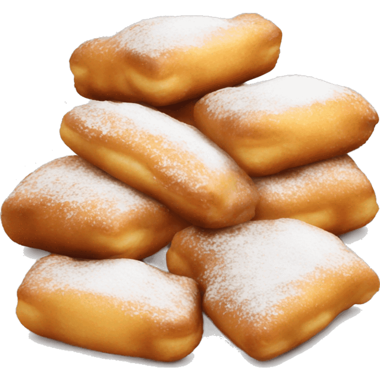 5 beignets emoji