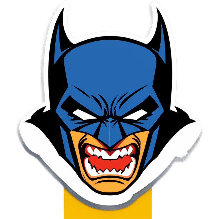 Batman angry emoji