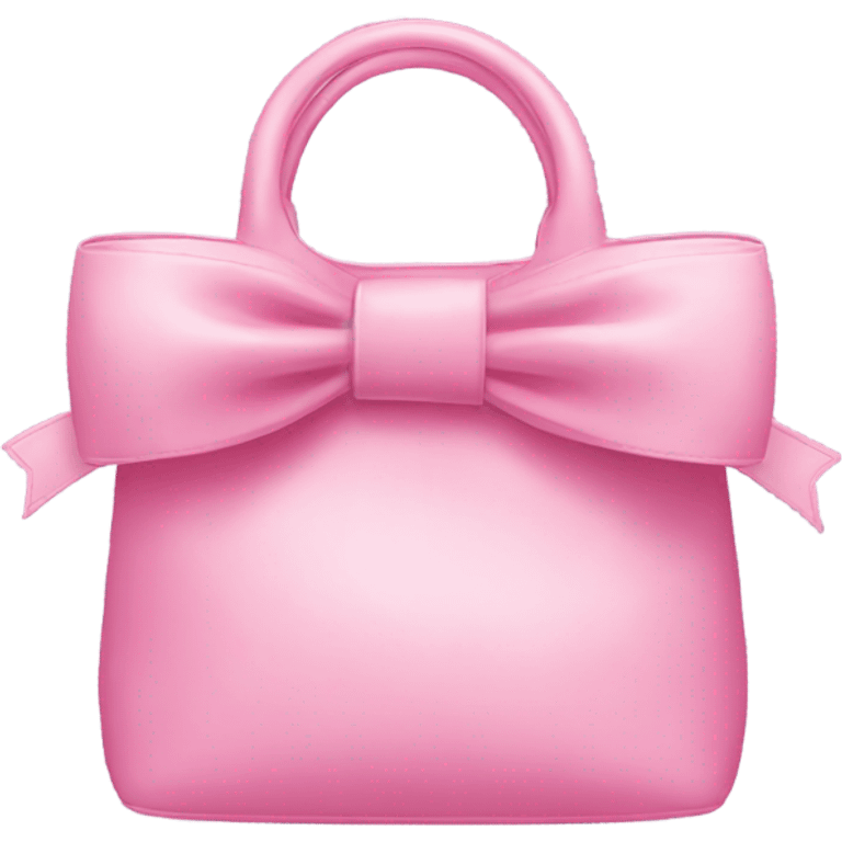 Dior bag with cute pink bows emoji