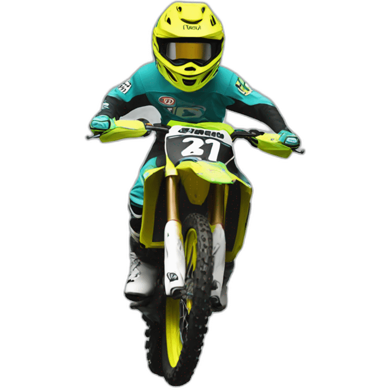 Hakimi player off motocross emoji