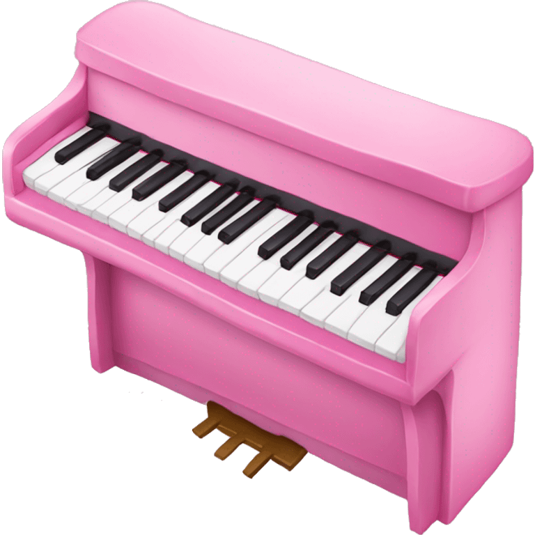 Pink piano keyboard  emoji