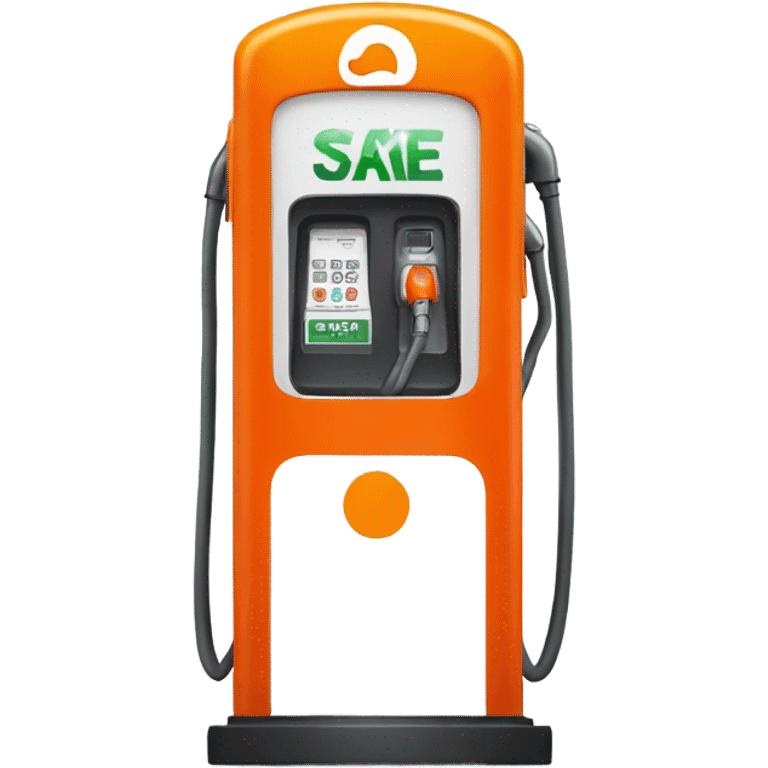 Orange gas station pump emoji