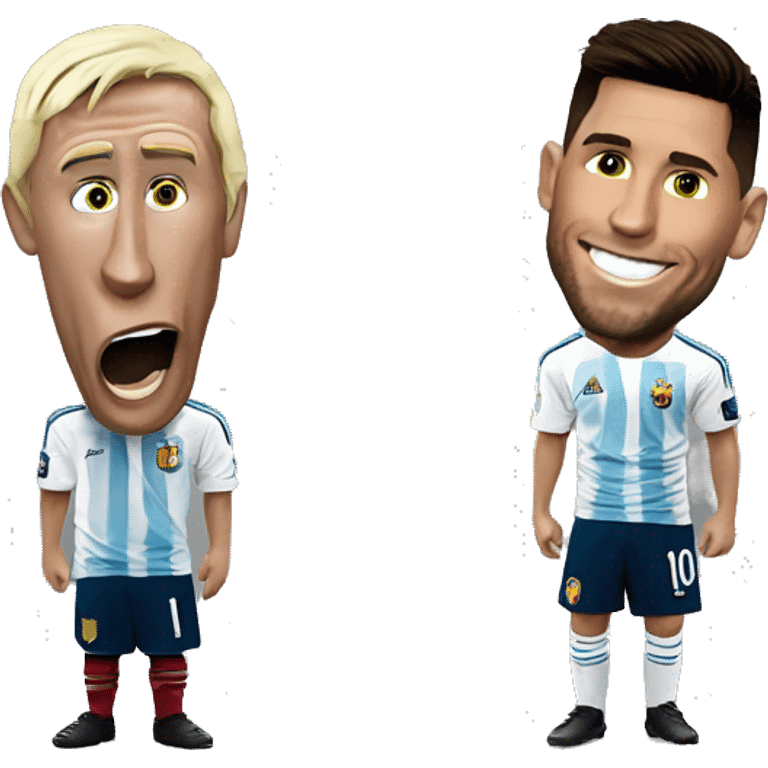 Cr7 wining messi emoji