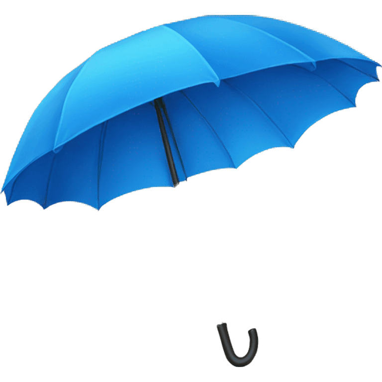 Blue umbrella emoji