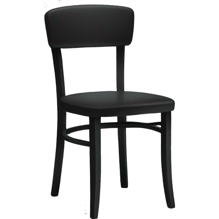 restaurant chair black emoji