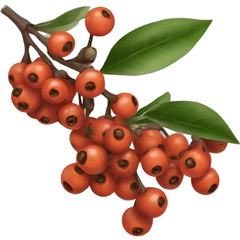 Pyracantha berries emoji