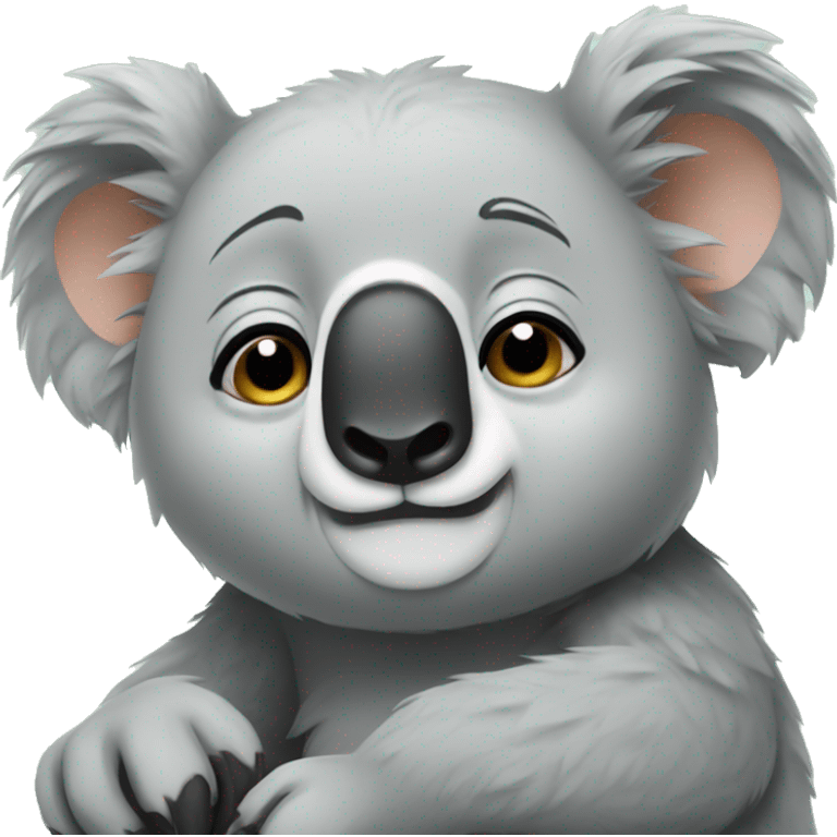 Sleepy koala emoji