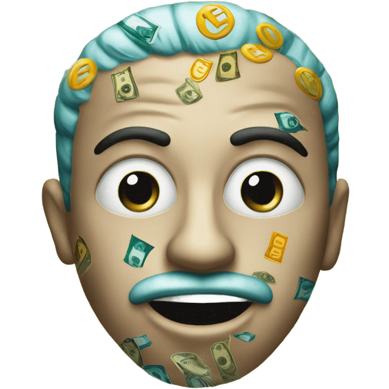 money mouth face emoji in 1960s su emoji