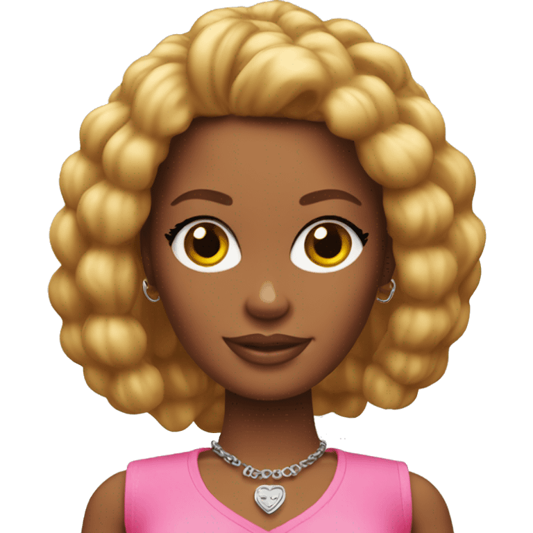 Barbie with dred locks emoji