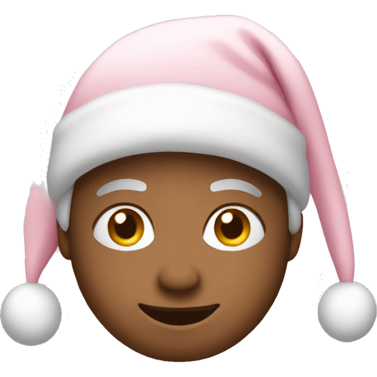 Light pink Christmas emoji  emoji