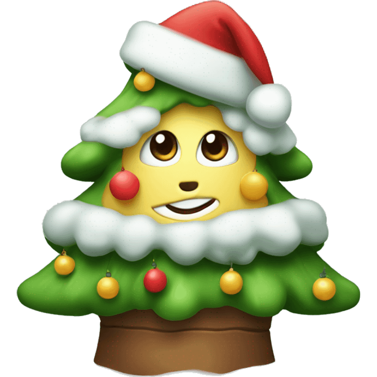 cute chirstmas tree emoji