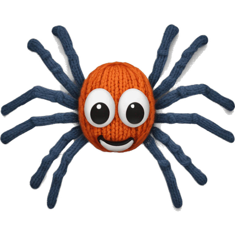 knitted spider emoji