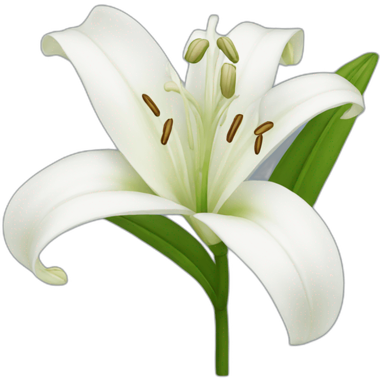 White Lilly emoji