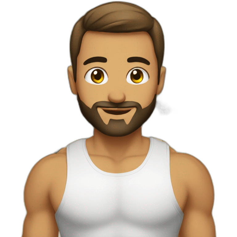 gym man Muslim emoji