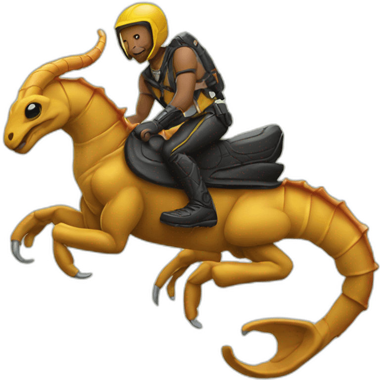 Riding A Scorpion emoji