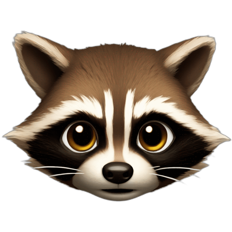 rocket raccoon emoji