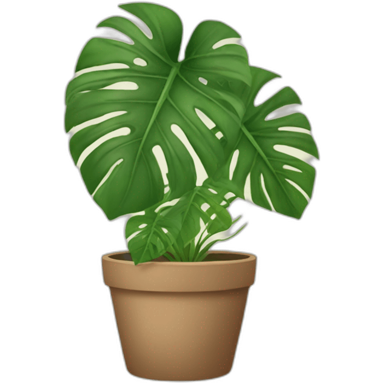 Potted-monstera emoji