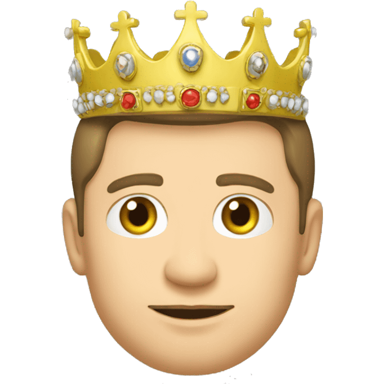 zelensky ukrain president in crown emoji