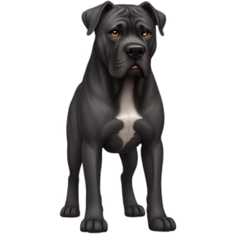 Dog Cane Corso full body emoji