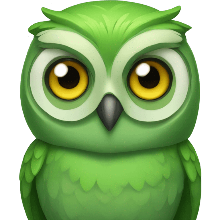 green owl emoji