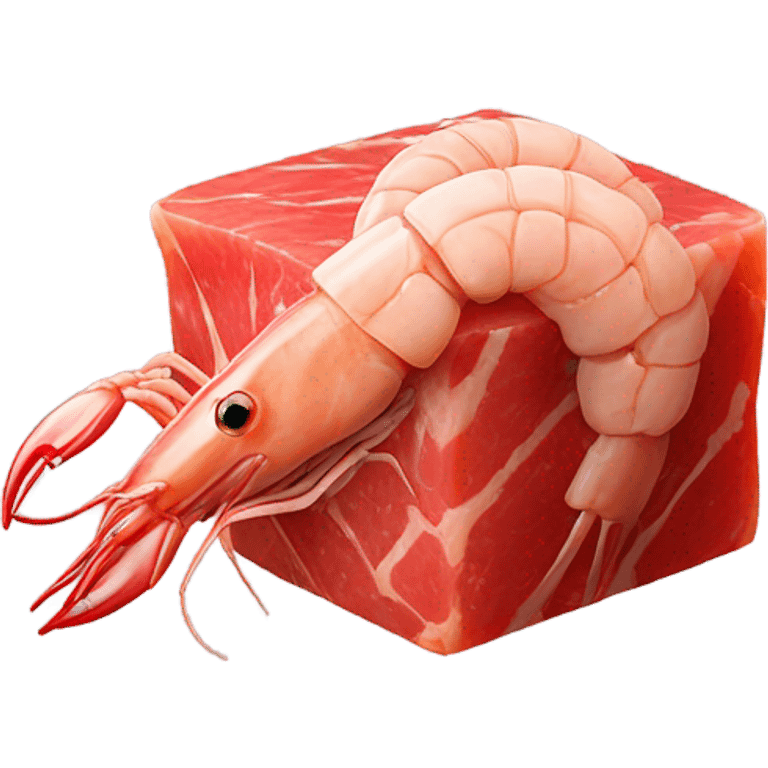 meatcube prawn emoji