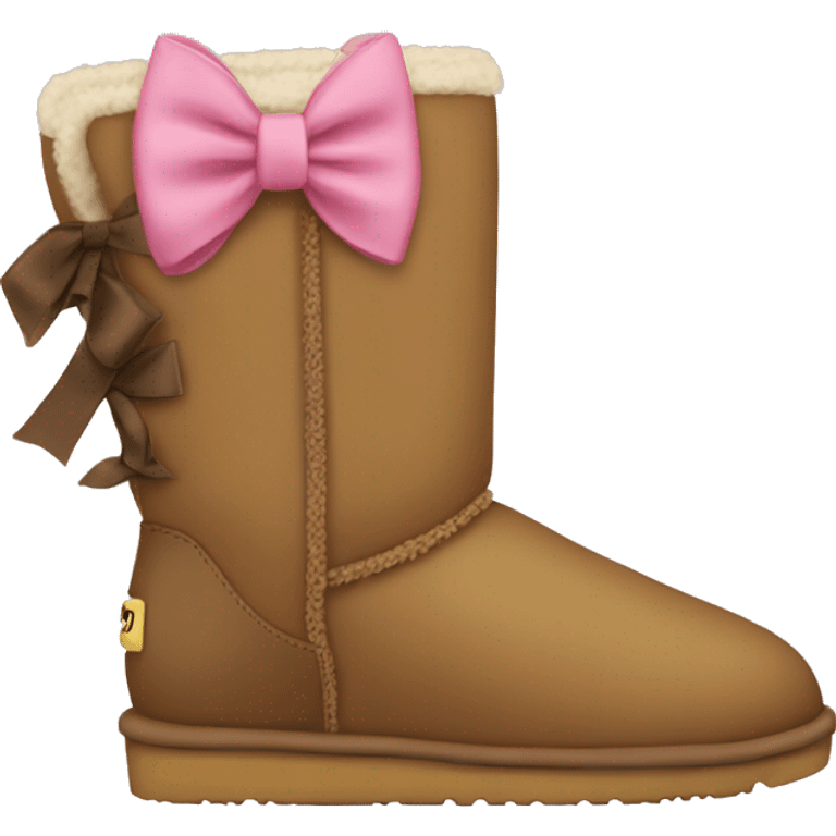 Uggs with a bow  emoji