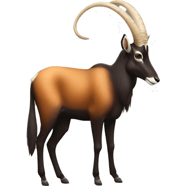 giant sable antelope emoji