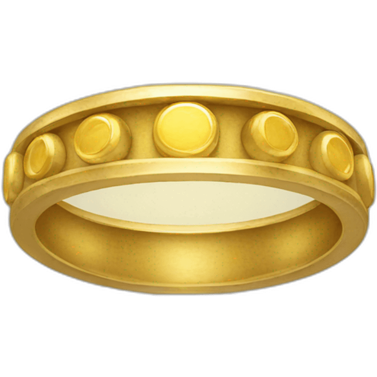 Gold Ring of power emoji