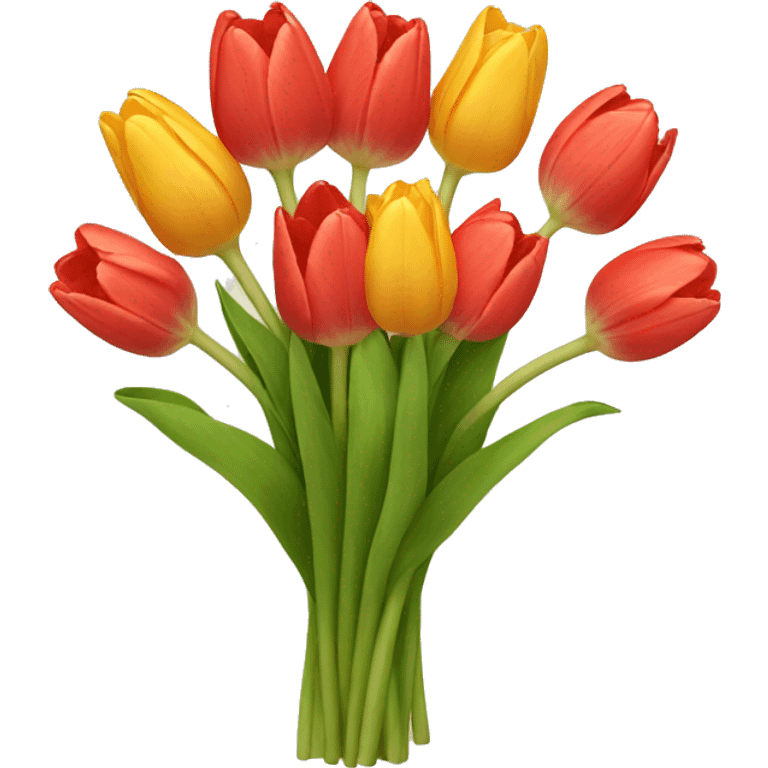 tulip bouquet  emoji