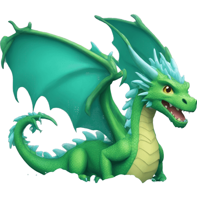 Dragon of water emoji