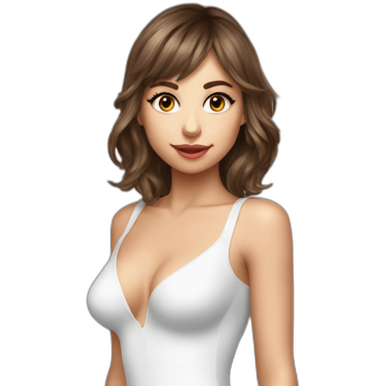 Riley reid in a flush bodysuit emoji