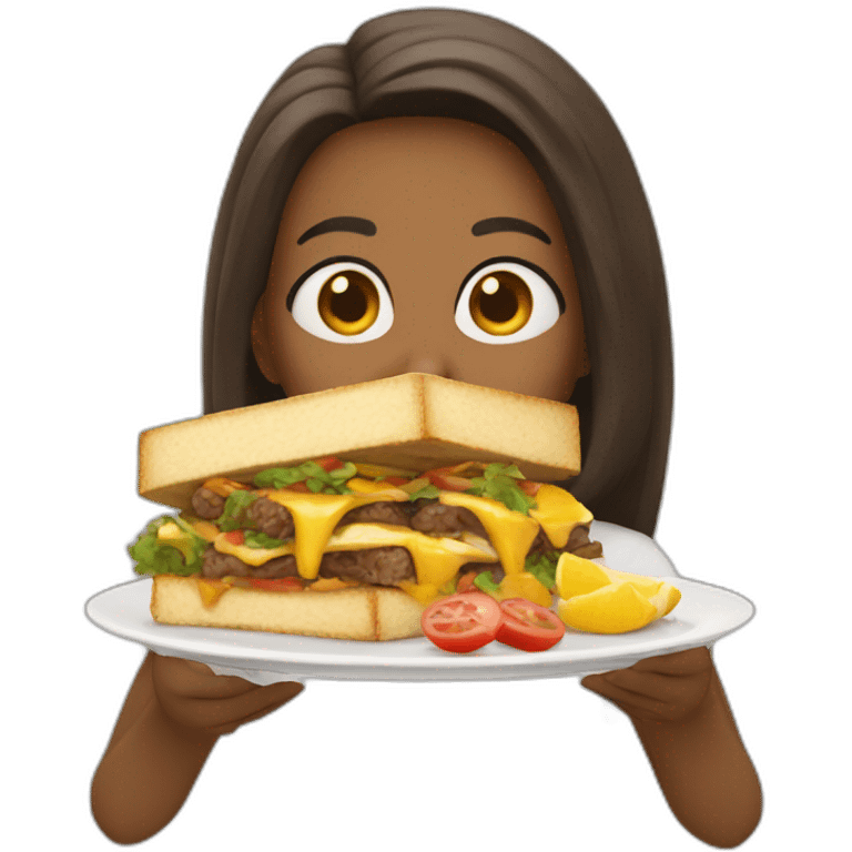 comida + feliz emoji