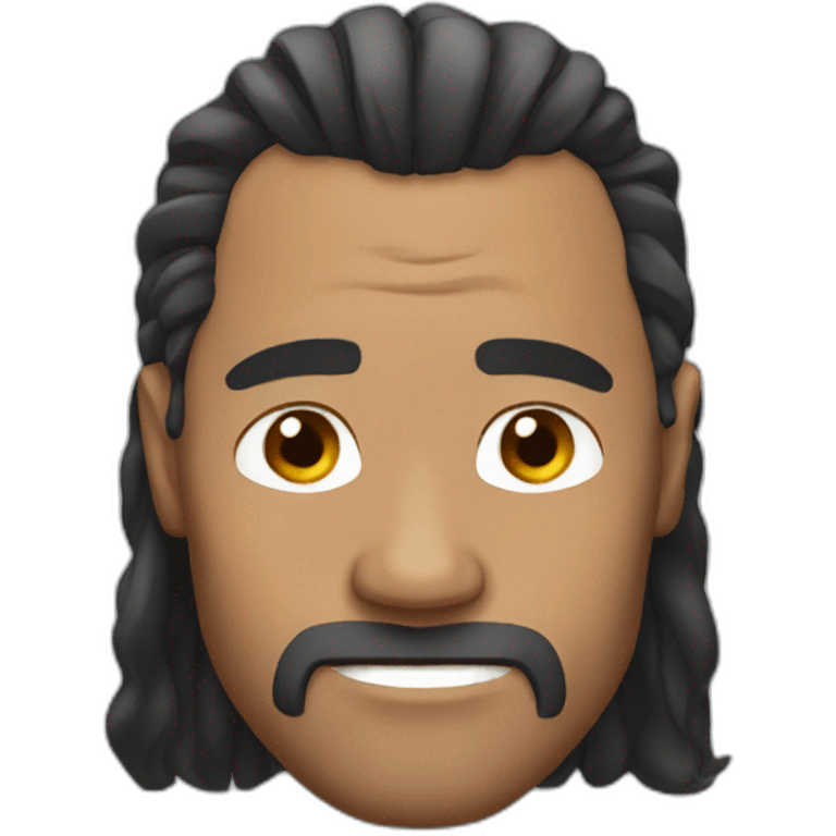 TheRock with hair emoji