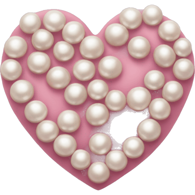 Heart with pearls emoji