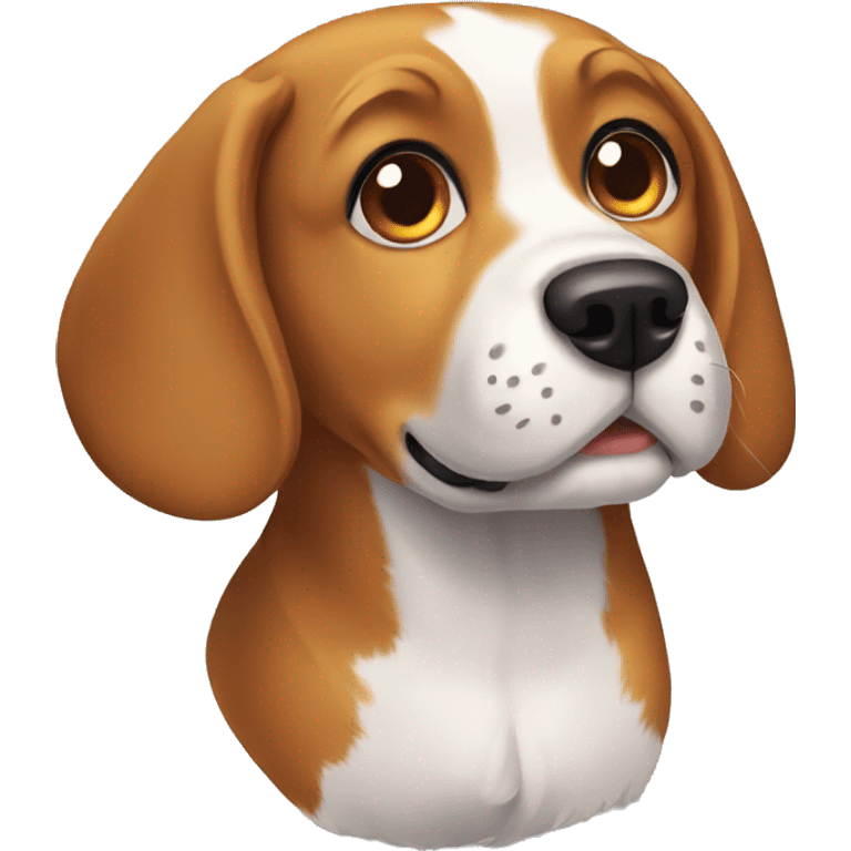 Beagle playing emoji