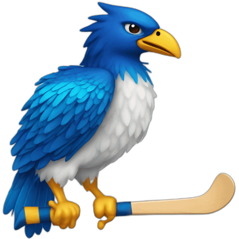 Blue Phenix hockey  emoji