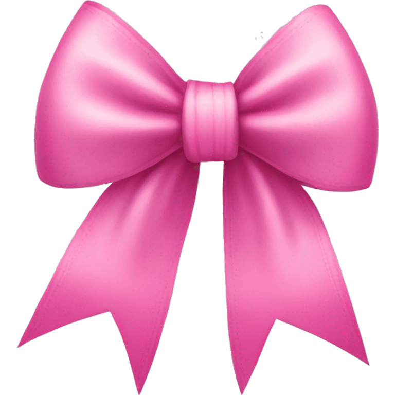 coquette pink bow emoji