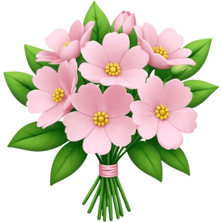 pale pink flower bouquet 🌸 emoji