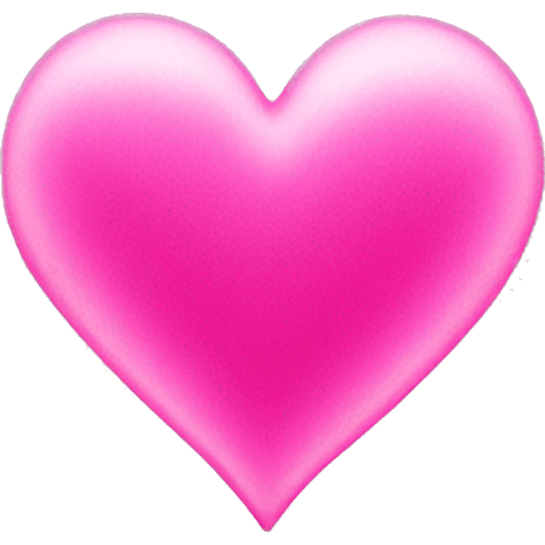 shining pink heart emoji