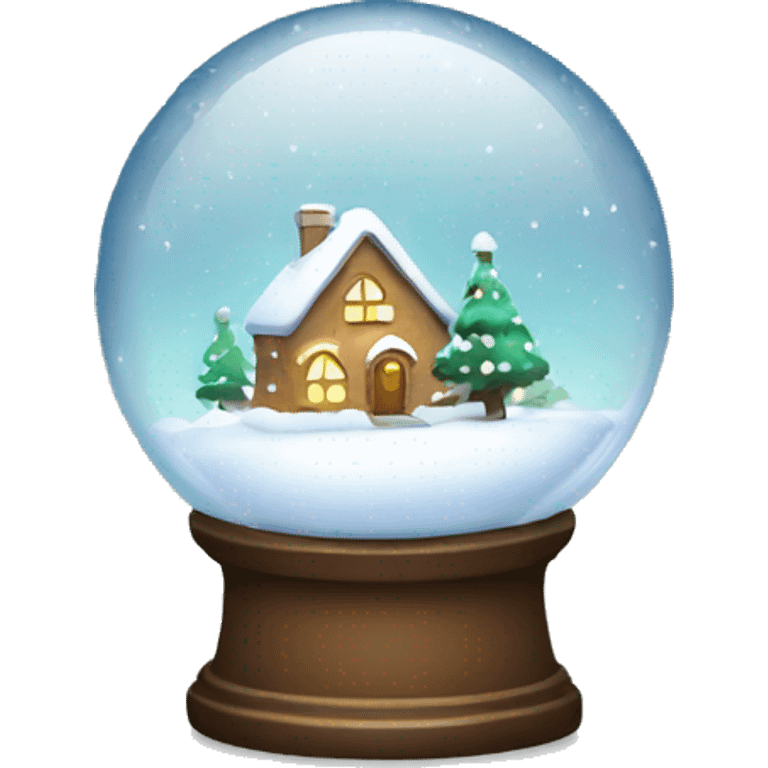 Christmas snowglobe emoji