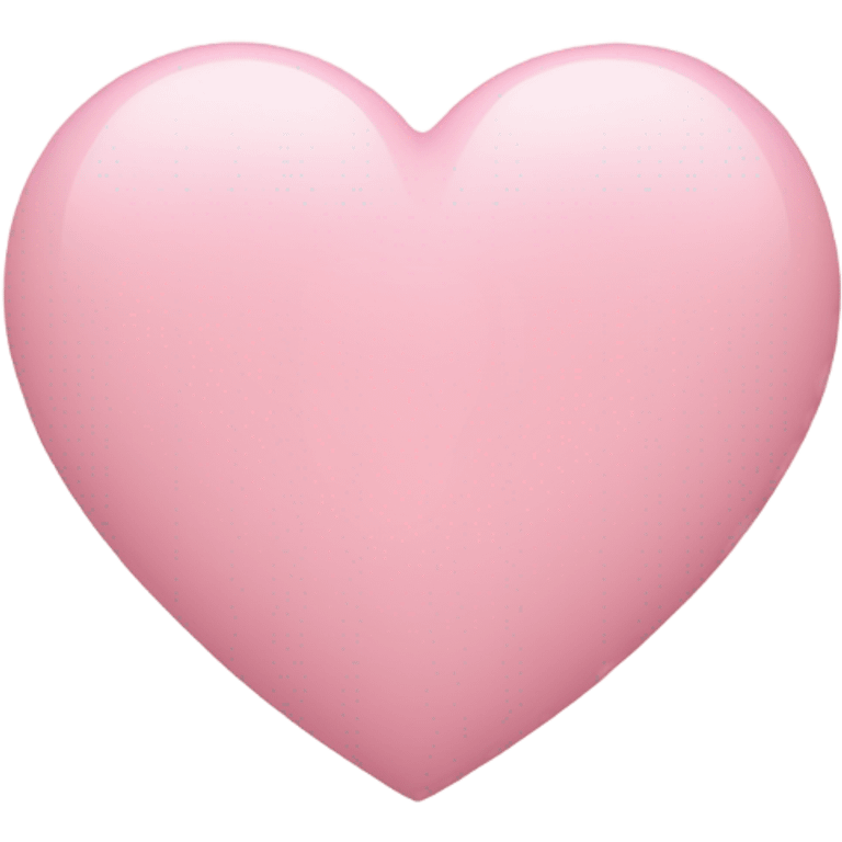 pastel pink heart emoji